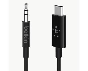 Kabelis Belkin USB-C to 3.5 mm Audio Cable, 1.8 m F7U079bt06-BLK