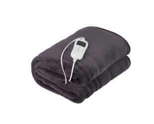 Šildanti antklodė Camry Electric blanket CR 7418 Number of heating levels 7, Number of persons 1, Washable, Coral fleece, 110-120 W, Brown