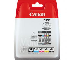 Rašalo kasetė Canon Pigment and PGI-580/CLI-581 Multipack Black, Cyan, Magenta, Yellow