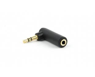 Adapteris Cablexpert 3.5 mm Stereo Audio Right Angle Adapter A-3.5M-3.5FL