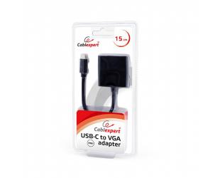 Adapteris Cablexpert USB-C to VGA adapter AB-CM-VGAF-01