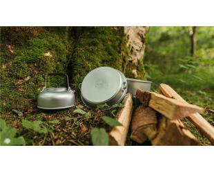 Puodų rinkinys Easy Camp Adventure Cook Set, aliuminis, sidabrinis