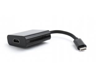 Adapteris Cablexpert USB-C to HDMI adapter, Black