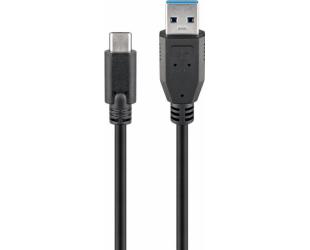 USB kabelis Goobay 71221 USB-C to USB A 3.0 cable, black, 2m