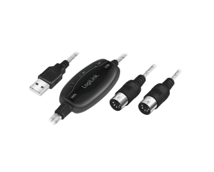Kabelis Logilink USB Midi Cable UA0037N