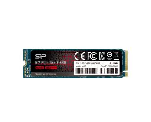 SSD diskas Silicon Power SSD P34A80 512 GB, SSD interface PCIe Gen3x4, Write speed 3000 MB/s, Read speed 3400 MB/s