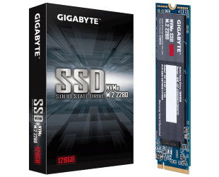 SSD diskas Gigabyte SSD GP-GSM2NE3128GNTD 128 GB, SSD form factor M.2 2280, SSD interface M.2 NVME, Write speed 550 MB/s, Read speed 1550 MB/s