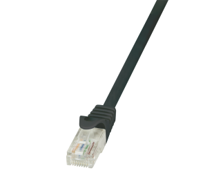 Tinklo kabelis Logilink CAT 5e 2 m juodas