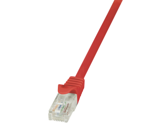 Kabelis Logilink Patch Cable CP1064U Cat 5E, U/UTP, Red, 3 m