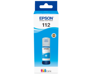 Rašalo kasetė Epson 112 EcoTank Pigment C13T06C24A Bottle, Cyan