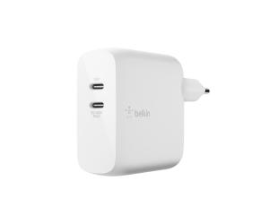 Įkroviklis Belkin BOOST UP Wall Charger WCH003vfWH White, 68 W, 2-Port USB-C