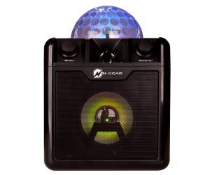 Kolonėlės N-Gear Portable Bluetooth and Disco Karaoke Speaker The Disco Block 410 50 W, Portable, Wireless connection, Black, Bluetooth
