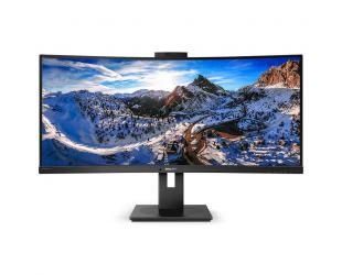 Monitorius Philips Curved UltraWide 346P1CRH 34 ", VA, WQHD, 3440x1440, 21:9, 4 ms, 500 cd/m², Black