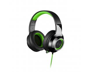 Ausinės Edifier Gaming Headset G4 Over-ear, Built-in microphone, Noice canceling, Black/Green