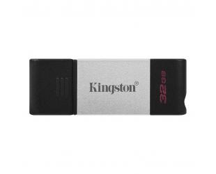 USB raktas Kingston DataTraveler 80 32GB, USB-C, Black