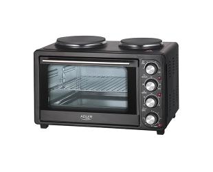Mini orkaitė Adler Electric oven with heating plates AD 6020	 36 L, Electric, Mechanical, Black