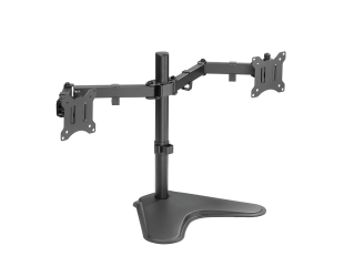 Monitoriaus laikiklis Logilink Dual Monitor Stand BP0099 Desk Mount, 17-32 ", Maximum weight (capacity) 8 kg, Black