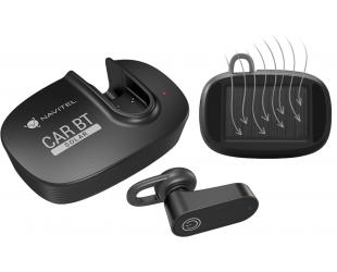 Laisvų rankų įranga Navitel Multifunctional Bluetooth Headset Solar Car BT Hands free device, Bluetooth, Black, Recharge indicator