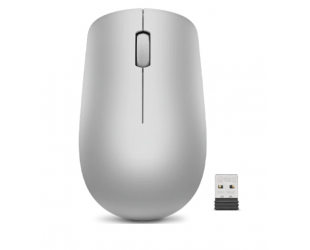 Belaidė pelė Lenovo Wireless Mouse 530 Optical Mouse, Platinum Grey, 2.4 GHz Wireless via Nano USB