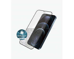 Ekrano apsauga PanzerGlass Anti-Glare AB Apple, iPhone 12 Pro Max, Antibacterial glass, Black, Anti-Blue Light Screen Protector, Case friendly