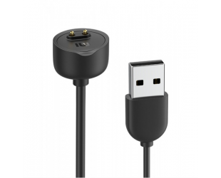 Kabelis Xiaomi Mi Smart Band 5/6, Charging Cable, Black, 40 cm
