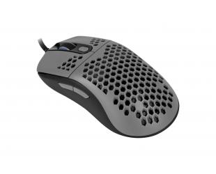 Žaidimų pelė Arozzi Favo Ultra Light Gaming Mouse, RGB LED light, Grey/Black, Gaming Mouse