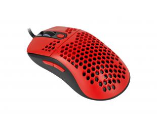 Žaidimų pelė Arozzi Favo Ultra Light Gaming Mouse, RGB LED light, Red/Black, Gaming Mouse