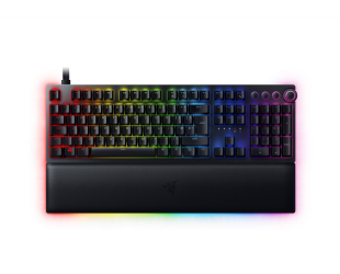 Žaidimų klaviatūra Razer Huntsman V2, Optical Gaming Keyboard, RGB LED light, US, Black, Wired