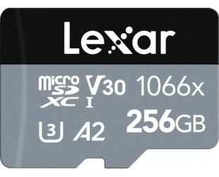 Atminties kortelė Lexar High-Performance 1066x UHS-I  MicroSDXC, 256 GB, Flash memory class 10, Black/Grey, Class: A2 V30 U3, 70 MB/s, 160 MB/s