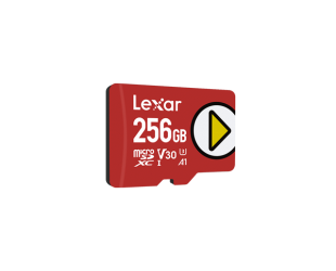 Atminties kortelė Lexar Play UHS-I MicroSDXC, 256 GB, Flash memory class 10, Red, 150 MB/s