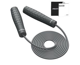 Šokdynė PROIRON Weighted skipping rope 300 cm, Grey, PVC