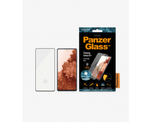 Ekrano apsauga PanzerGlass Samsung, Galaxy S21+ Series, Antibacterial glass, Black, Antifingerprint screen protector, Case Friendly, Compatible with the in-screen fingerprint reader