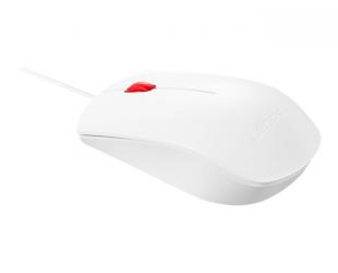 Pelė Lenovo Full-size Essential USB Mouse 4Y50T44377 Wired, White