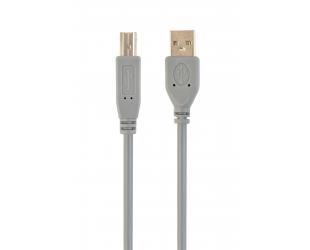 Kabelis Cablexpert CCP-USB2-AMBM-6G USB 2.0 A-plug B-plug 6ft cable, grey color