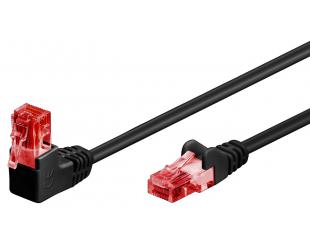 Kabelis Goobay Patch Cable 51517 Cat 6, U/UTP, Black, 3 m