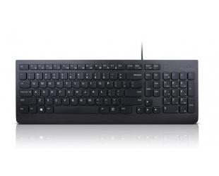 Klaviatūra Lenovo Essential Wired Keyboard Wired via USB-A, Keyboard layout Estonian, Black