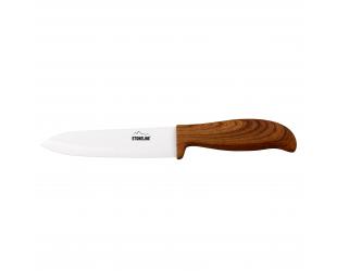 Peilis Stoneline Back to Nature Chef's Knife 18313 Ceramic knife, White/Wood, 1 vnt