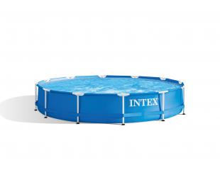 Baseinas Intex Metal Frame Pool Blue, 366x76 cm