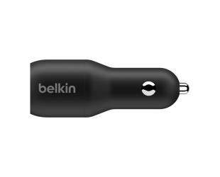 Automobilinis įkroviklis Belkin Dual USB-C 36W BOOST CHARGE Black