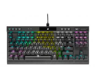 Žaidimų klaviatūra Corsair K70 RGB TKL  Mechanical Gaming keyboard, RGB LED light, NA, Wired, Black