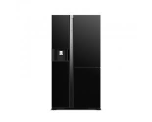 Hitachi Refrigerator R-MX700GVRU0 (GBK) Energy efficiency class F, Free standing, Side by side, Height 179.5 cm, No Frost system, Fridge net capacity