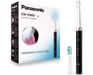 Dantų šepetėlis Panasonic Electric Toothbrush EW-DM81-K503 Rechargeable, For adults, Number of brush heads included 2, Number of teeth brushing modes