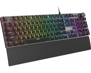 Žaidimų klaviatūra Genesis THOR 401 RGB Gaming keyboard, RGB LED light, US, Black/Slate, Wired