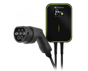 Automobilio įkrovos stotelė Green Cell l EV Charger PowerBox 22kW charger with 6,5m Type 2 cable skirtas charging electric cars and Plug-In hybrids, 3