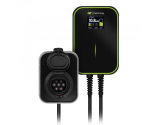 Automobilio įkrovos stotelė Green Cell EV Charger PowerBox 22kW charger with Type 2 socket and RFID skirtas charging electric cars and Plug-In hybrids
