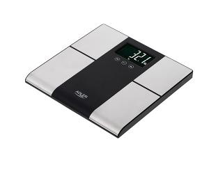 Svarstyklės Adler Bathroom scale with analyzer AD 8165	 Maximum weight (capacity) 225 kg, Accuracy 100 g, Body Mass Index (BMI) measuring, Stainless