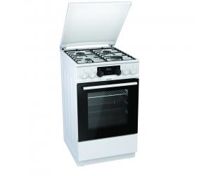 Dujinė viryklė Gorenje Cooker K5341WH Hob type Gas, Oven type Electric, White, Width 50 cm, Electronic ignition, Grilling, 70 L, Depth 60 cm