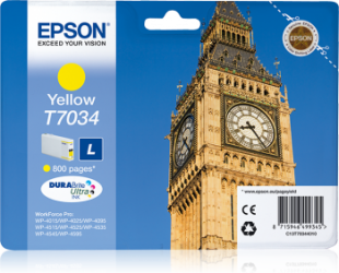 Epson T7034 Ink cartrige, Yellow
