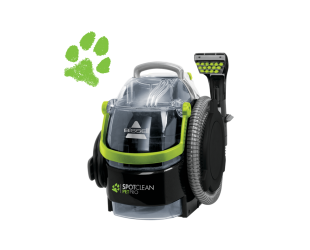 Plaunantis dulkių siurblys Bissell Spot Cleaner SpotClean Pet Pro Corded operating, Handheld, Washing function, 750 W, Green/Titanium, Warranty 24 mon