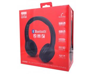 Ausinės New one HD 68 Bluetooth Headphones, Black